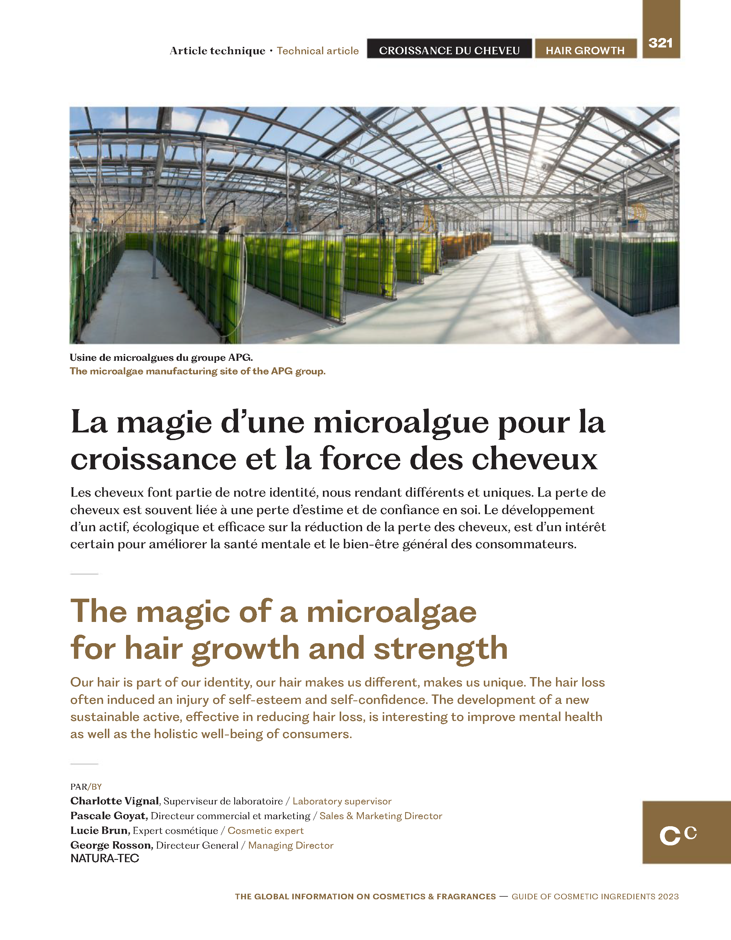 The Magic of a Microalgae for Hair Growth and Strength