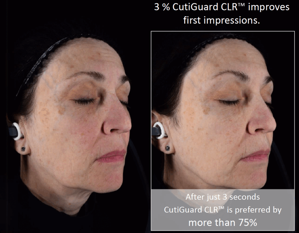 cutiguard clr improves first impressions