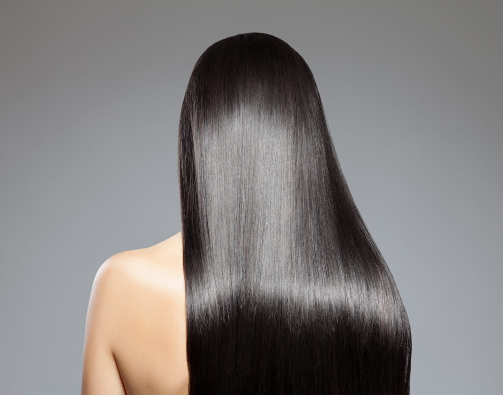long straight hair